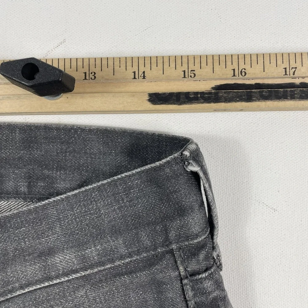 RRL Double RL Slim Fit Jeans Mens 30x26 Gray Medium Wash Japanese Selvedge Denim